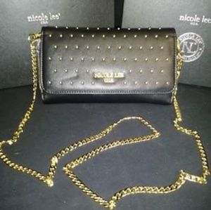 Nicole Lee Black clutch